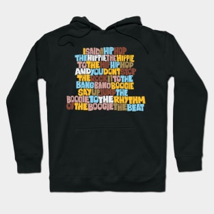 „Rapper's Delight“ Old School Graffiti Design Hoodie